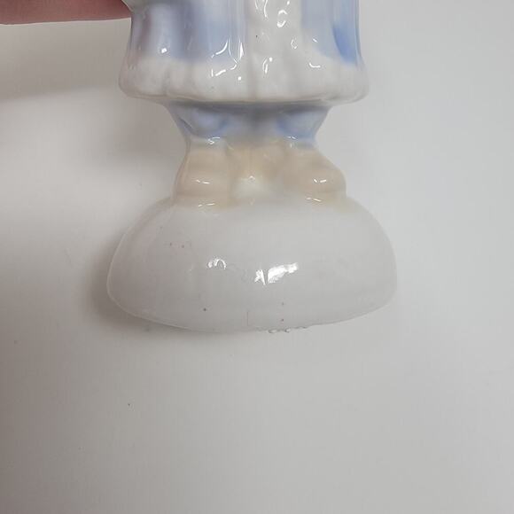 Vintage Santa Porcelain Figurine Around The World Series Set of 2 - Picture 10 of 14